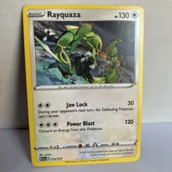 Pokemon TCG Rayquaza Non-Holo Promo Card 014/015 MCDonald’s 2024 - Image 1