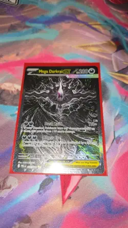 Pokemon TCG Mega Darkrai ex 116/084 Pitch Black Special Illustration Rare IN HAN - Image 1