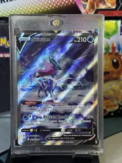 Pokemon TCG Suicune V GG38/GG70 Crown Zenith Galarian Gallery Holo Full Art - Image 1