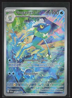 Frogadier 089/086 Holo Illustration Rare Chaos Rising Pokemon Near Mint - Image 1