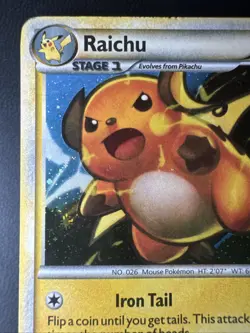 Raichu 30/30 HGSS Trainer Kit: Gyarados & Raichu Holo 2010 Pokemon Card - Image 2