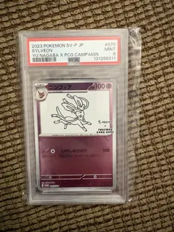 Pokemon TCG Sylveon 070/SV-P Japanese Holo Promo Yu Nagaba PSA 9 2023 - Image 1