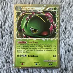 Pokemon TCG Meganium Prime HGSS Promo Holo Card HGSS08 MP - Image 1