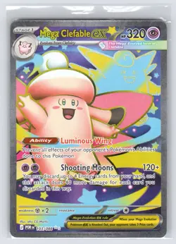 Mega Clefable ex 103/088 Ultra Rare Perfect Order Pokemon Holo Near Mint - Image 1