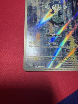 Pokemon TCG Poliwhirl Full Art 176/165 151 Card in NM/M Condition - Image 2