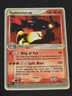 2003 Pokemon EX Sandstorm #99 Typhlosion EX HOLO RARE - Image 1
