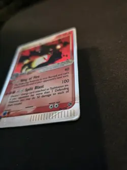 2003 Pokemon EX Sandstorm #99 Typhlosion EX HOLO RARE - Image 4