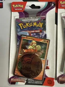 Pokemon TCG S&V Paldea Evolved Single Pack Blister (set of two, Grow. + Smol.) - Image 2