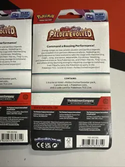 Pokemon TCG S&V Paldea Evolved Single Pack Blister (set of two, Grow. + Smol.) - Image 5
