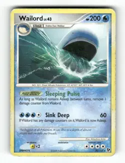 Wailord - 30/106 - Great Encounters - Pokemon - Rare - MP - Image 1