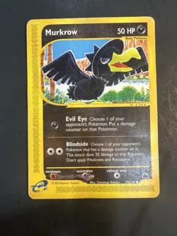 2003 Pokemon Skyridge Murkrow 79 /144 base - Image 1