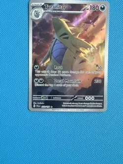 Pokemon TCG Tyranitar Scarlet & Violet Paldea Evolved Illustration Rare 222/193 - Image 2
