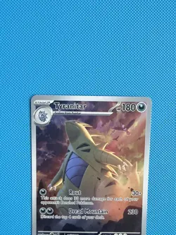 Pokemon TCG Tyranitar Scarlet & Violet Paldea Evolved Illustration Rare 222/193 - Image 3