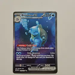 Blastoise ex 200/165 Pokemon 151 Scarlet & Violet SIR Special Illustration Rare - Image 1