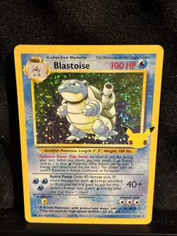 Pokemon TCG Blastoise Celebrations Card 2/102 25th Anniversary Edition Nm - Image 1
