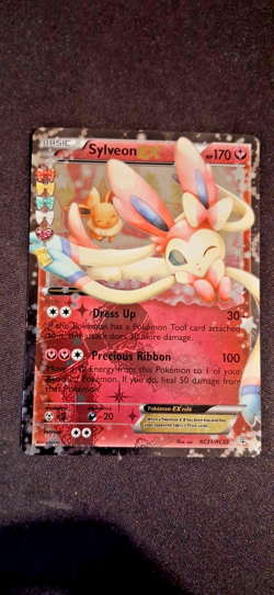 Pokemon Sylveon EX RC21/RC32 Generations Radiant Collection Full Art Holo LP - Image 1