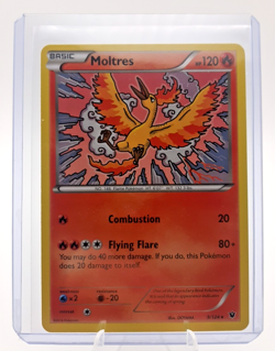 Pokemon Moltres 9/124 Fates Collide 2016 TCG Trading Card Game - Image 1