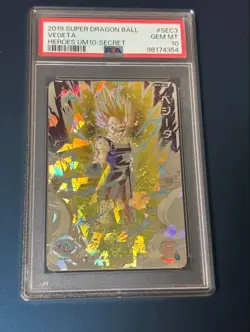 PSA 10 UM10-SEC3 Vegeta - Super Dragon Ball Heroes Card (Slabbed • Gem Mint) - Image 1