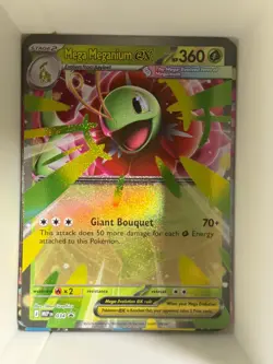 Mega Meganium ex 034 Holo Promo ME: Mega Evolution Promo Pokemon Near Mint - Image 1