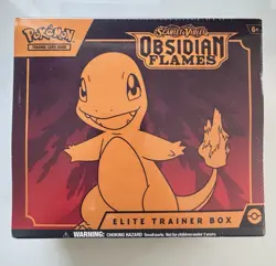 Obsidian Flames Elite Trainer Box Sealed ETB Pokemon Charmander - Image 1