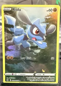 Riolu Pokemon • Holo Rare • GG26/GG70 Crown Zenith: Galarian Gallery - Image 1