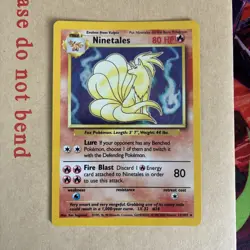 Pokemon TCG - Ninetails Holo 12/102 - 1999-2000 - 4th rare print - Base Set - Image 1