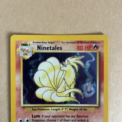 Pokemon TCG - Ninetails Holo 12/102 - 1999-2000 - 4th rare print - Base Set - Image 2