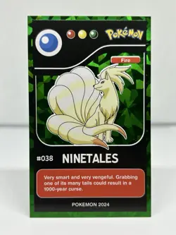 NINETALES (GREEN) RE EDITIONS 2024 - CRACKED ICE HOLO (CHASE CARD) - POKEMON - Image 1