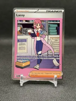 Pokemon TCG Prismatic Evolutions Lacey Special Illustration Rare Card 175/131 - Image 1