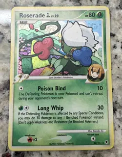 Roserade 12/111 Holo Rare Pokemon Rising Rivals!! LP! - Image 1