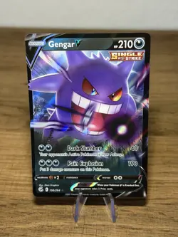 Pokemon TCG Gengar V 156/264 Fusion Strike NM - Image 1