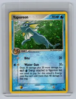 Vaporeon 6/17 Rare POP Series 3 Pokemon Near Mint - Image 1