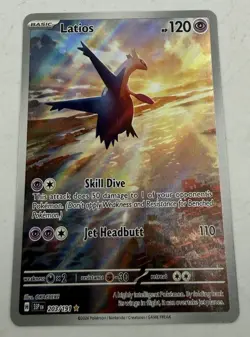 2024 Pokemon Surging Sparks Illustration Rare #203 Latios NM - Image 1