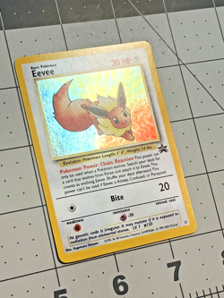 Eevee 11 Black Star Promo Pokemon WOTC SWIRL NM - Image 2