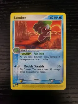 Pokemon TCG Lombre 45/100 EX Sandstorm Uncommon Regular English Stage 1 60 HP - Image 1