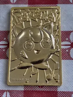 1999 Burger King Pokemon 23K Gold Plated Cards Charizard #6 & Jigglypuff Vintage - Image 4