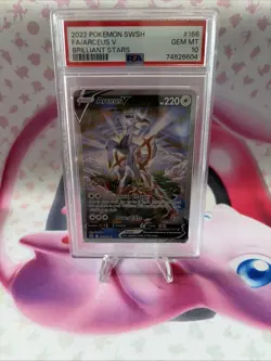Pokemon Arceus V Alternate Full Art PSA 10 Brilliant Stars #166/172 - Image 1