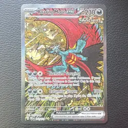Roaring Moon ex Pokemon TCG SIR Holo Sv Prismatic Evolutions 162/131 - Image 1