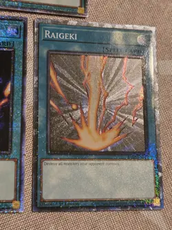 Raigeki RA05-EN110 Starlight Rare Yugioh Stamped 1st Edition + Collector's Rare - Image 2