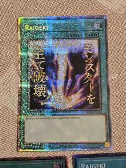 Raigeki RA05-EN110 Starlight Rare Yugioh Stamped 1st Edition + Collector's Rare - Image 4