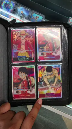 One Piece TCG Monkey D Luffy ST01-001 Super Pre-Release Leader English - Image 2