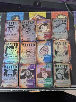One Piece TCG Op03, Op09, Op13 WANTED SP Lot English - Image 1