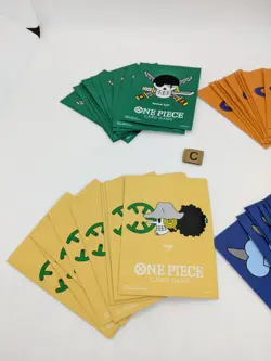 10×4 (40) sleeves Nami Zoro Sanji pirate Flag One Piece Card Official Limited JP - Image 2