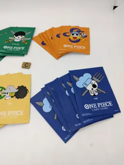 10×4 (40) sleeves Nami Zoro Sanji pirate Flag One Piece Card Official Limited JP - Image 3