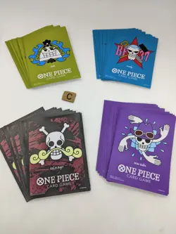 10 Card sleeves Set Robin Franky etc pirate Flag One Piece Limited Japanese - Image 1