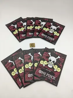 10 Card sleeves Gol D. Roger pirate Flag One Piece Official Limited Japanese - Image 1