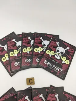 10 Card sleeves Gol D. Roger pirate Flag One Piece Official Limited Japanese - Image 2