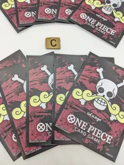 10 Card sleeves Gol D. Roger pirate Flag One Piece Official Limited Japanese - Image 3