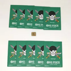 10 Card sleeves Zoro pirate Flag One Piece Official Limited Japanese - Image 1