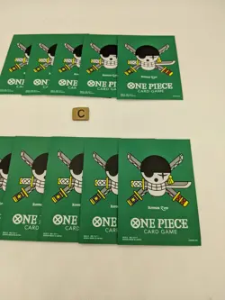 10 Card sleeves Zoro pirate Flag One Piece Official Limited Japanese - Image 3
